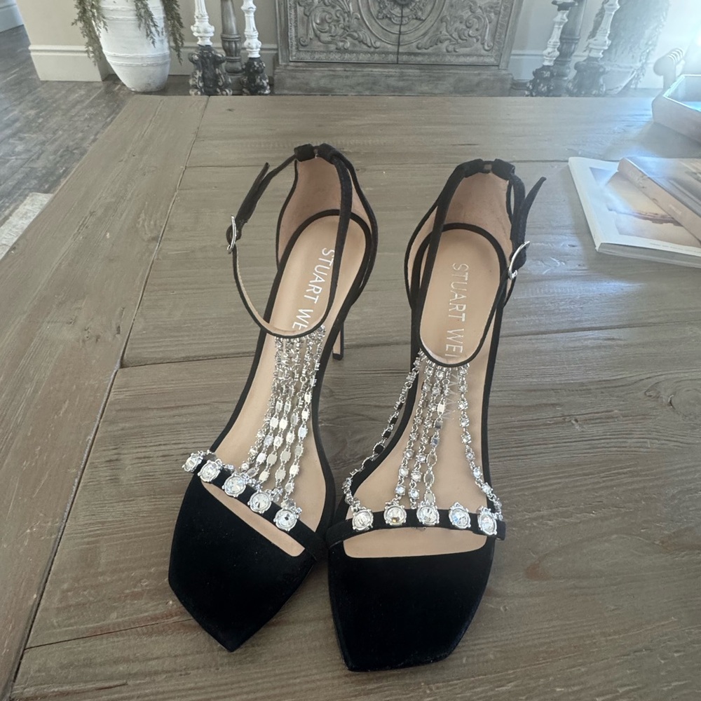 Stuart Weitzman Black Elegant Heels